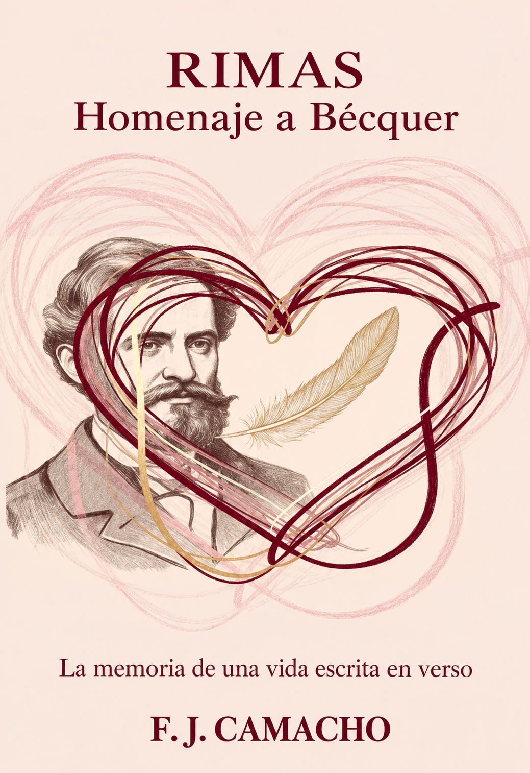 Cubierta de Rimas. Homenaje a Bécquer